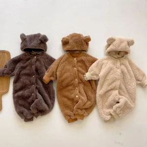 2-Piece Baby Lamb Wool Jumpsuit