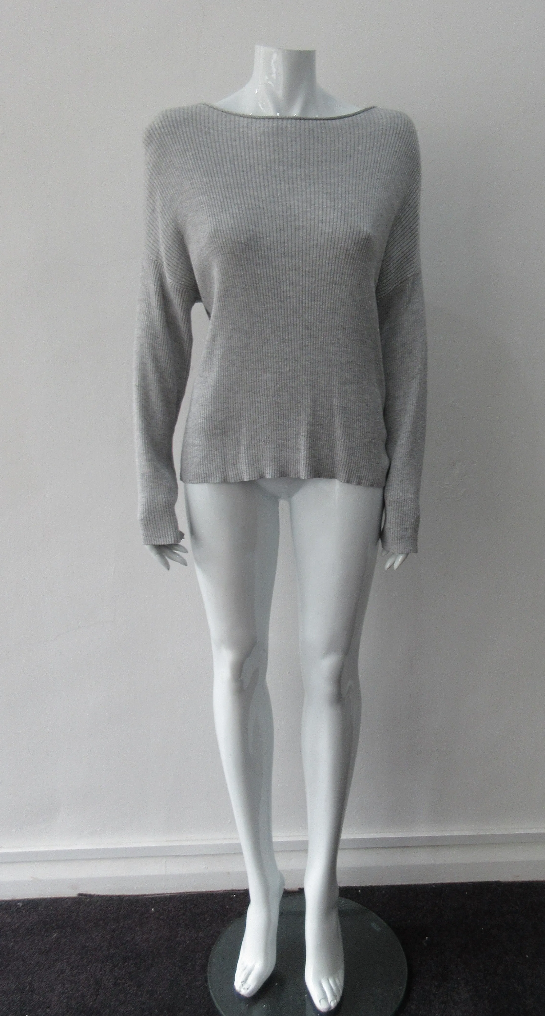 20LINE1 -Line Grey Cable Knit Jumper