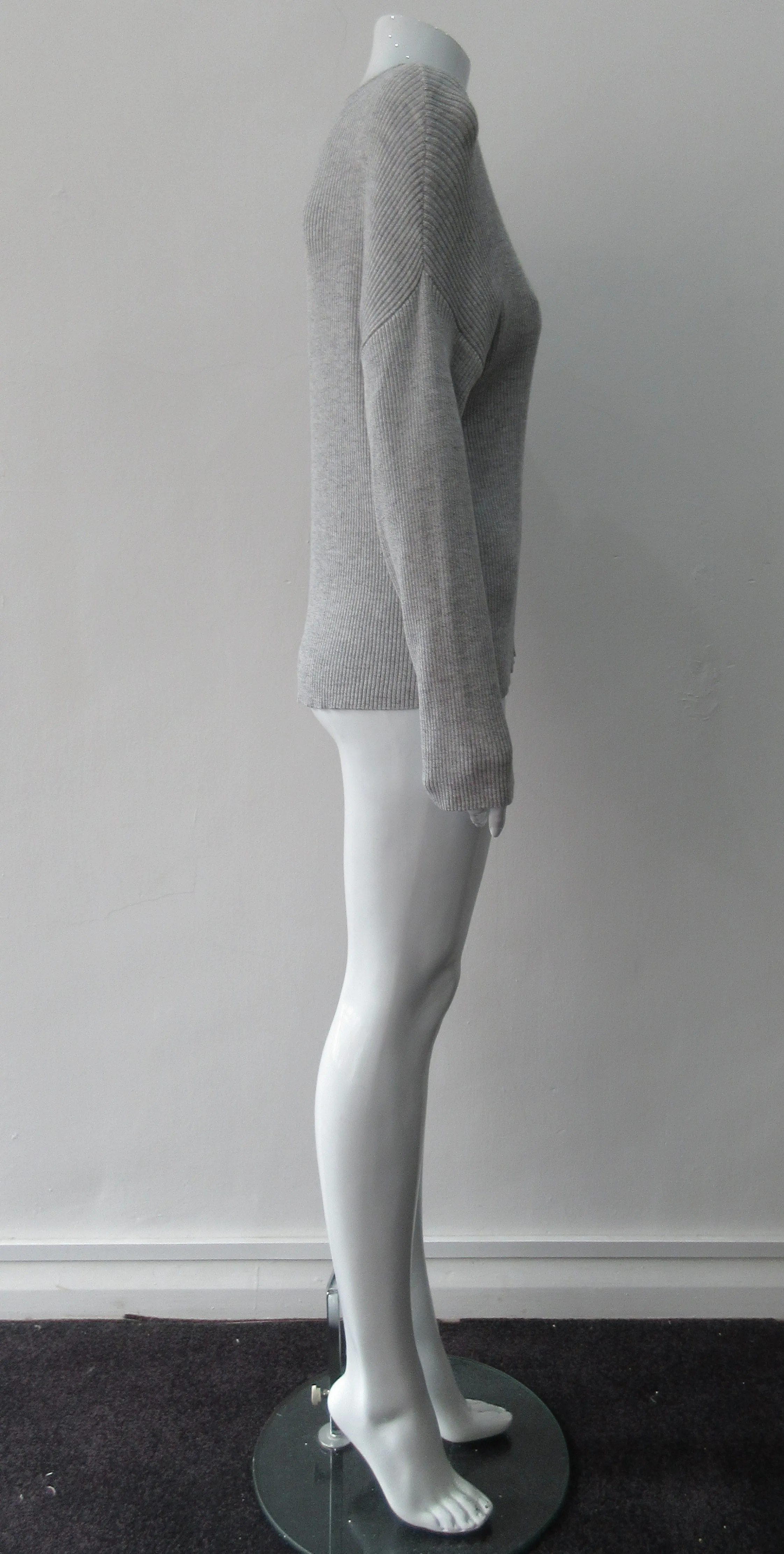 20LINE1 -Line Grey Cable Knit Jumper
