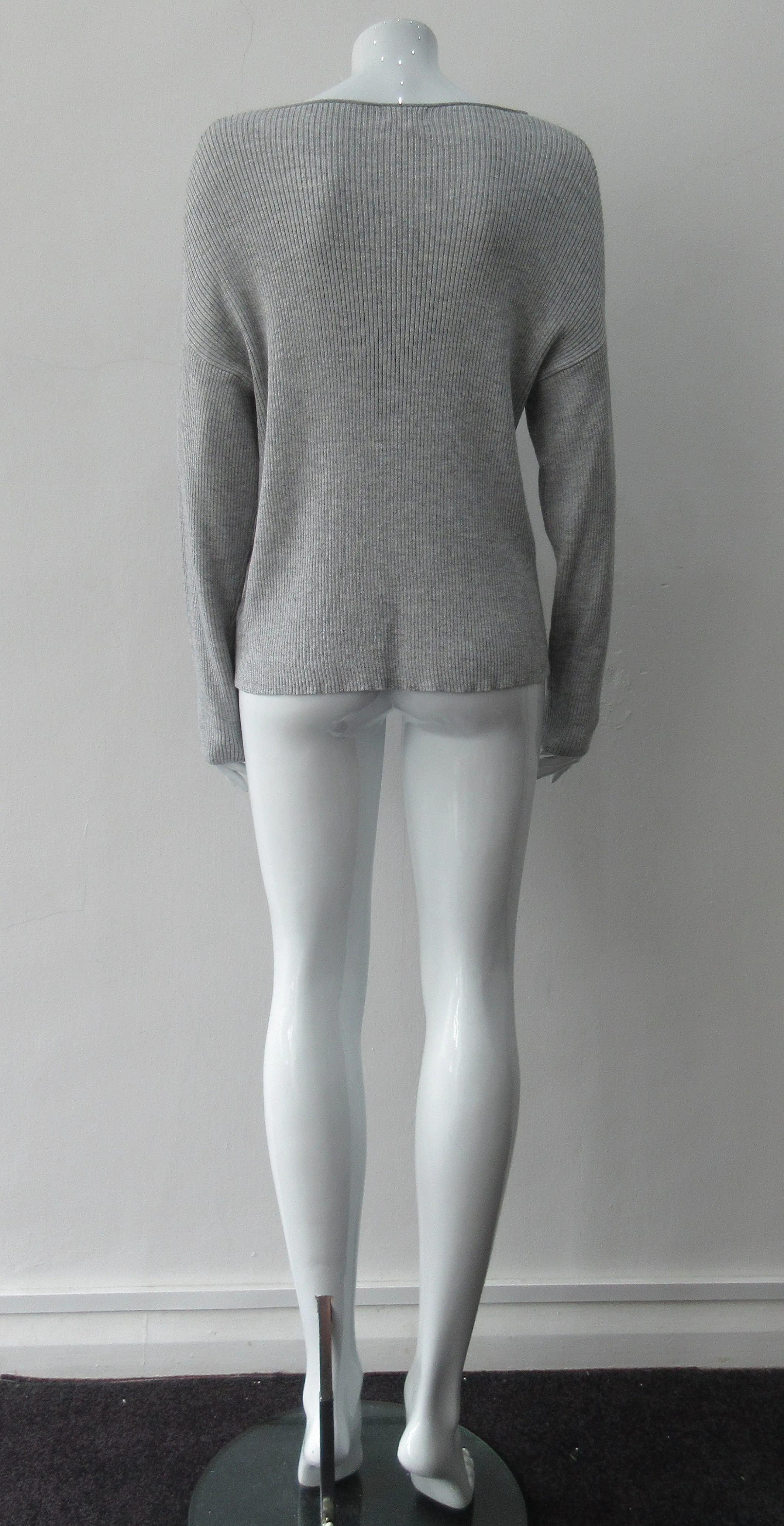 20LINE1 -Line Grey Cable Knit Jumper