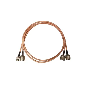 3' RG142 N-Male to N-Male - 3' RG142 N-Male to BNC-Male Duplex Cable Kit