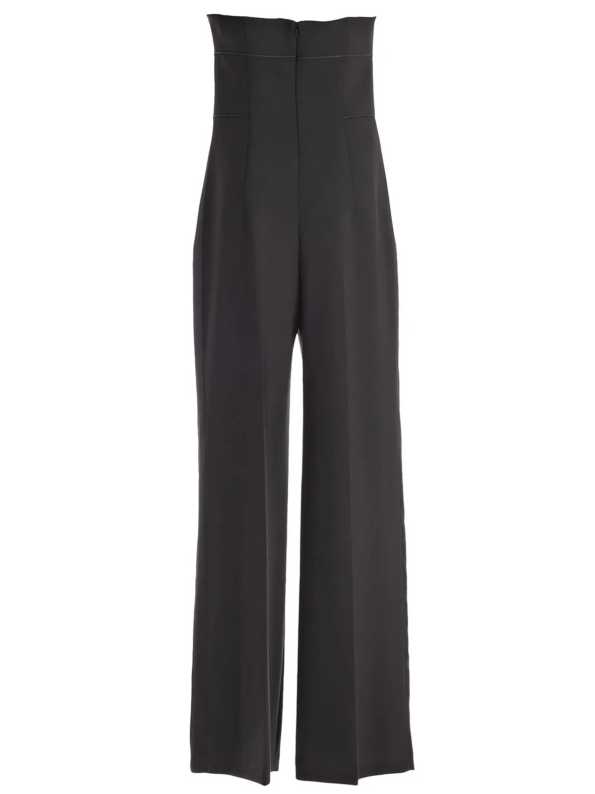 Alberta Ferretti Strapless Buttoned Jumpsuit