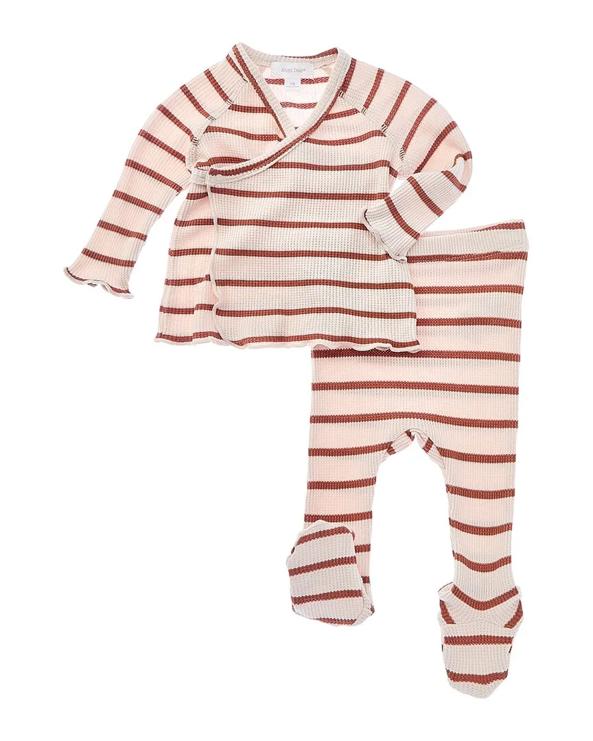 Angel Dear 2Pc Thermal Snap Wrap & Footie Set