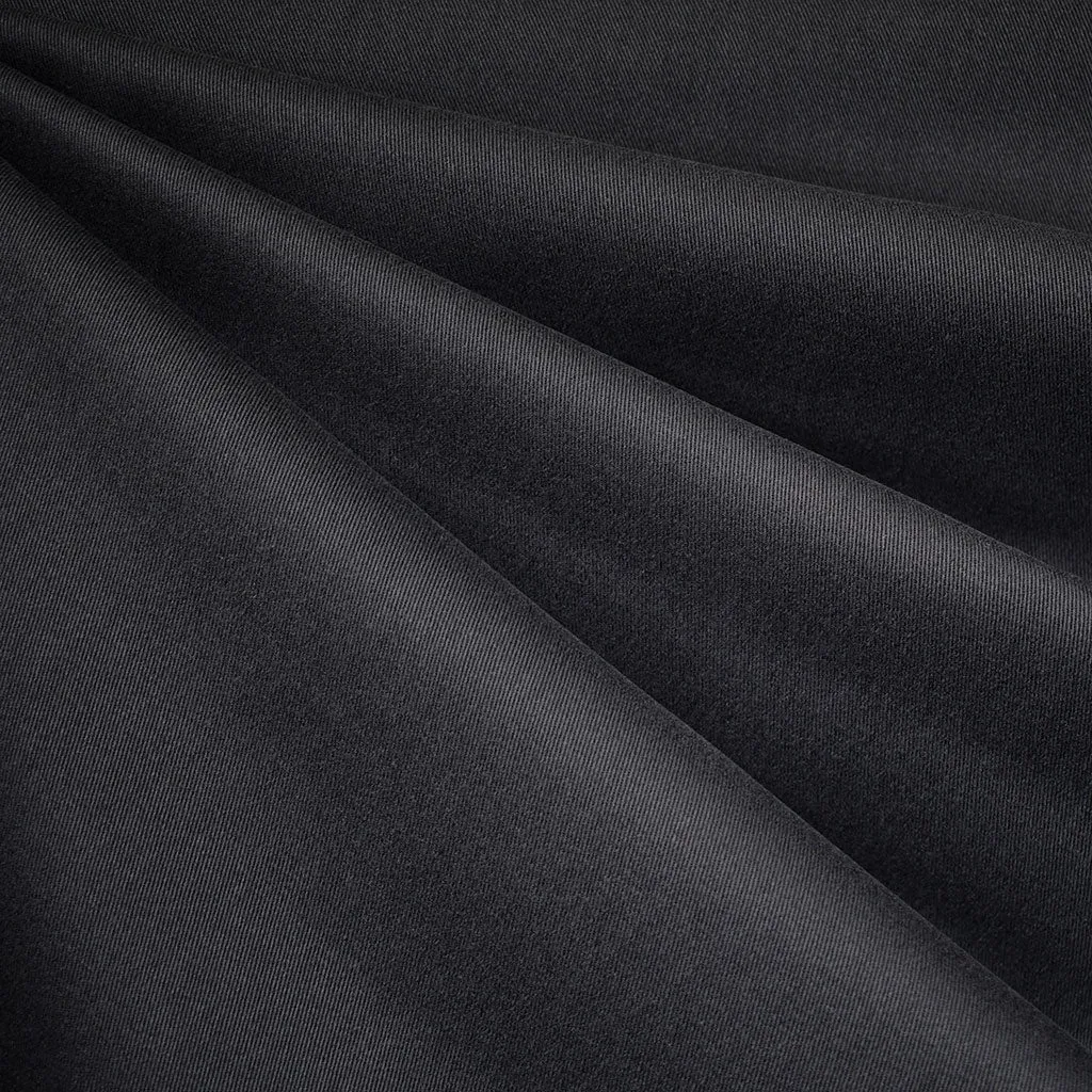 Atelier Brunette Light Gabardine Twill Solid Deep Charcoal