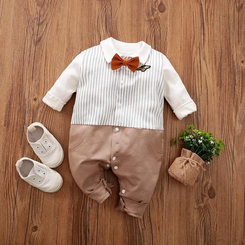 Autumn Long-Sleeved Baby Jumpsuit - GlamzLife