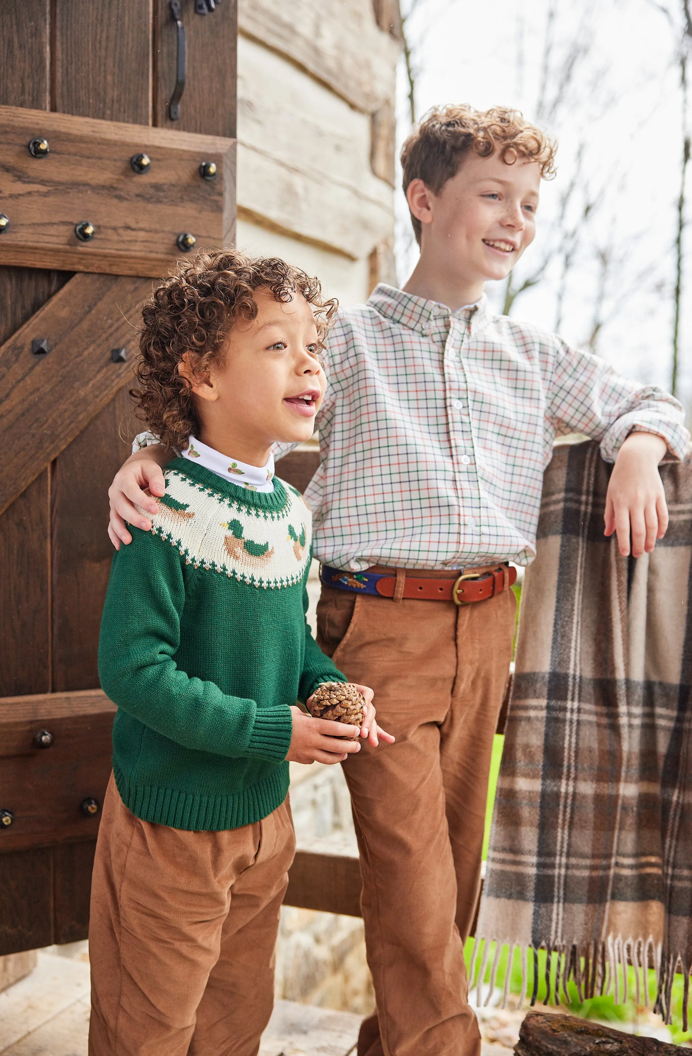Banded Pant - Chestnut Corduroy