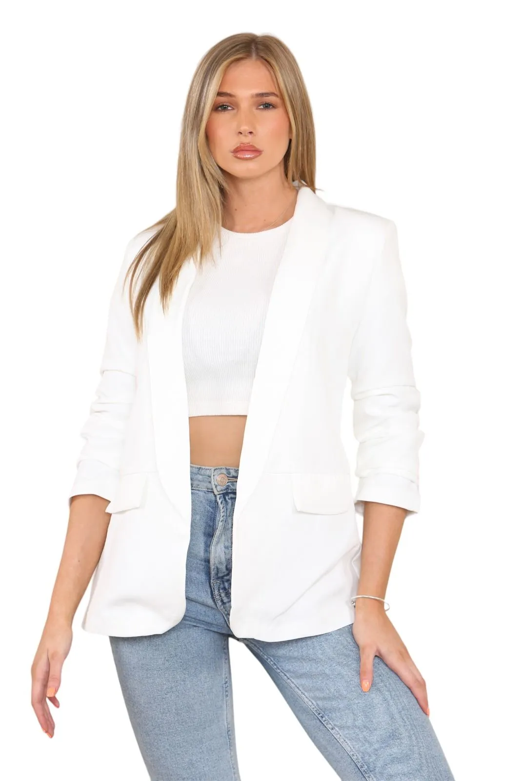 Basic Blazer with Pocket