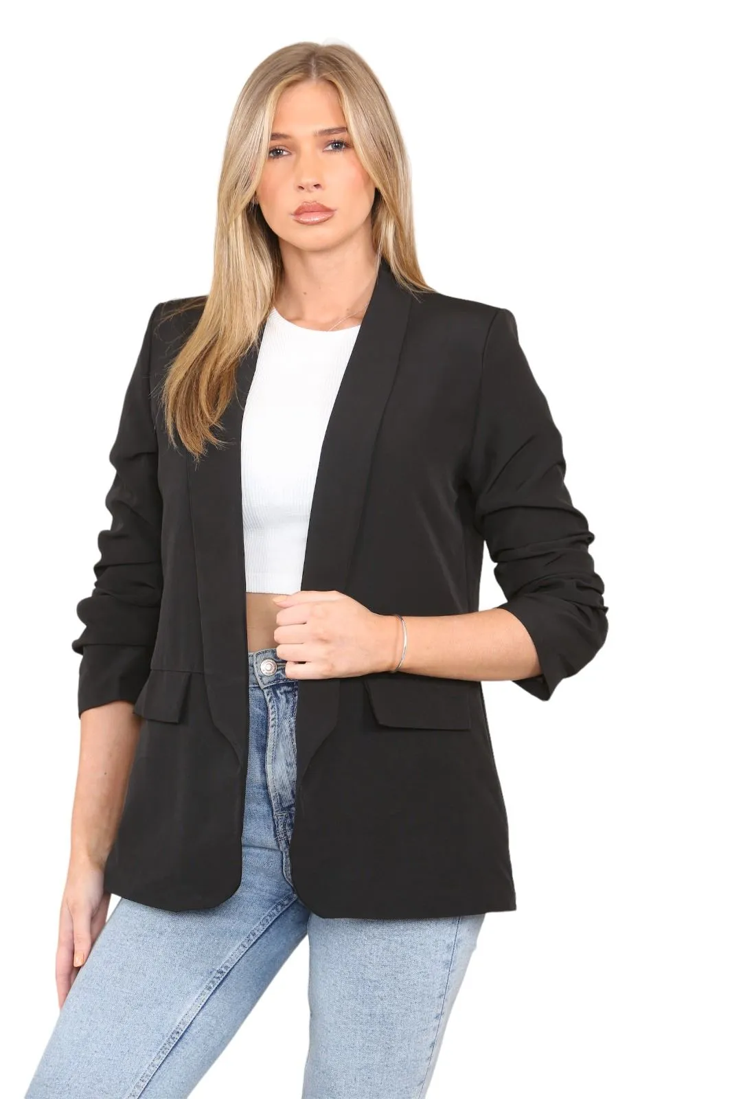 Basic Blazer with Pocket
