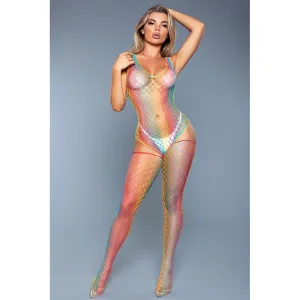 BeWicked Sweet Revenge Rainbow Bodystocking