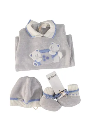 bimbalò Jumpsuit, Beanie, Booties and Blanket 3M