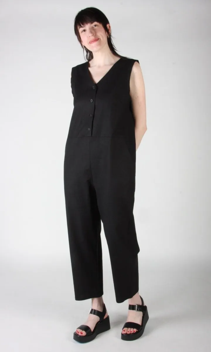 Birds of North America Myna Jumpsuit (Black)