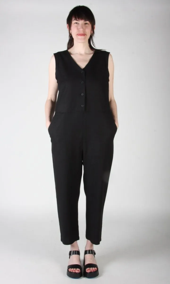 Birds of North America Myna Jumpsuit (Black)
