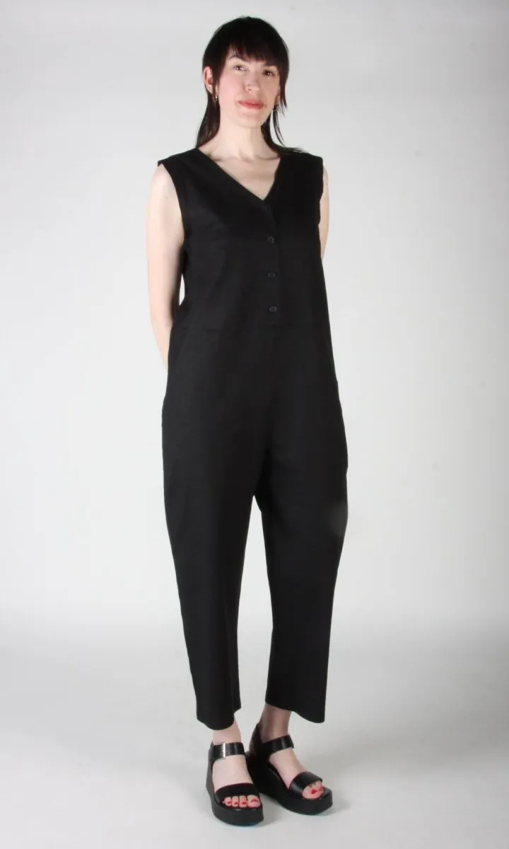 Birds of North America Myna Jumpsuit (Black)