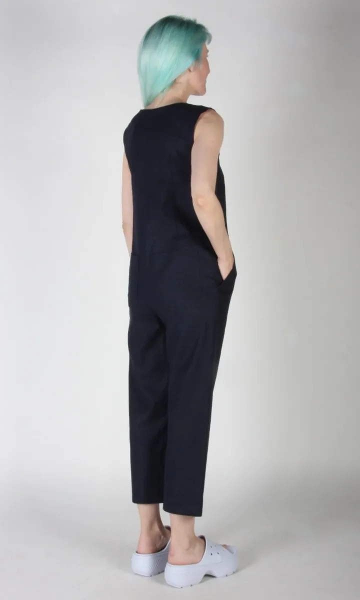 Birds of North America Myna Jumpsuit (Navy)