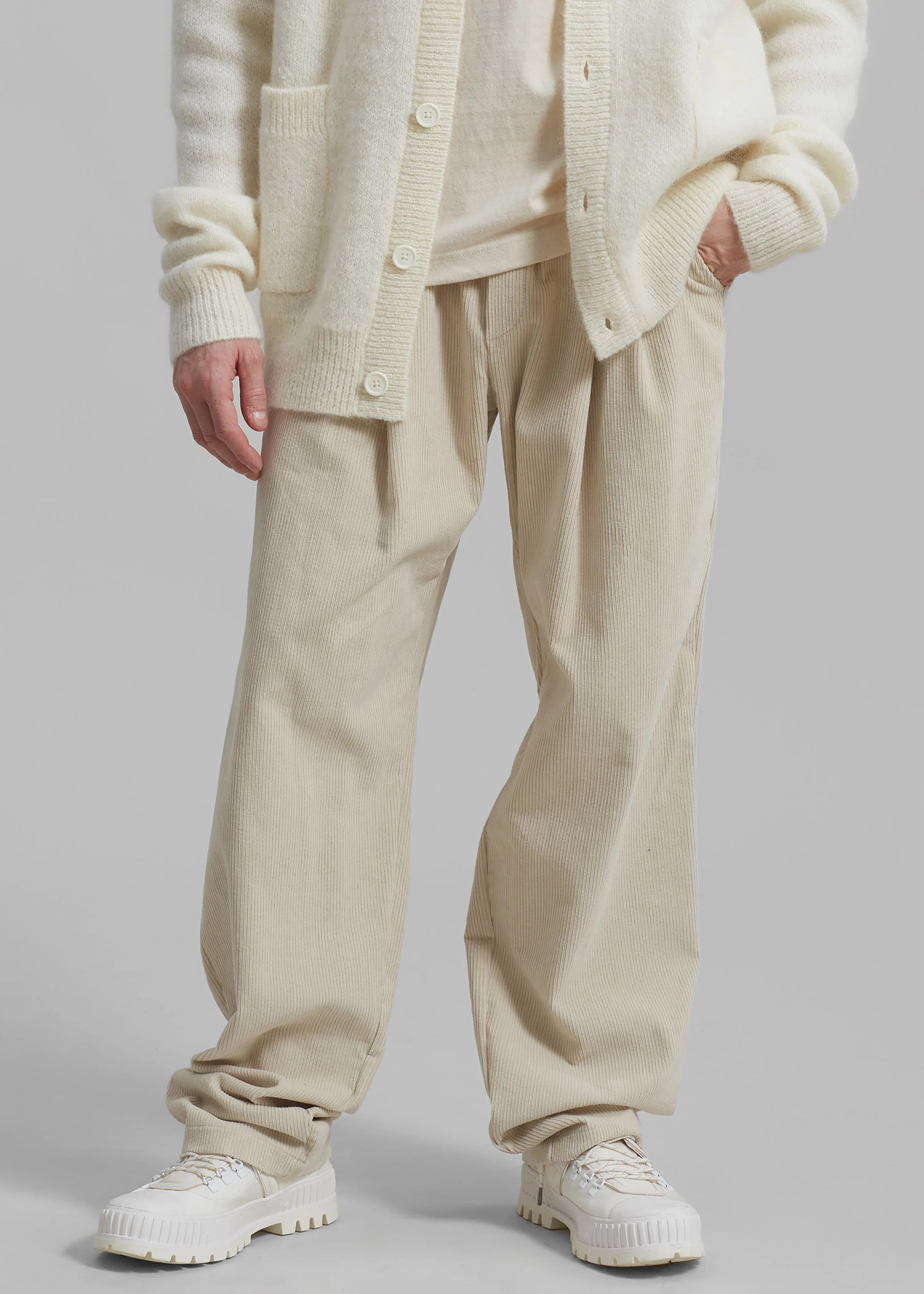 Camden Corduroy Pants - Cream