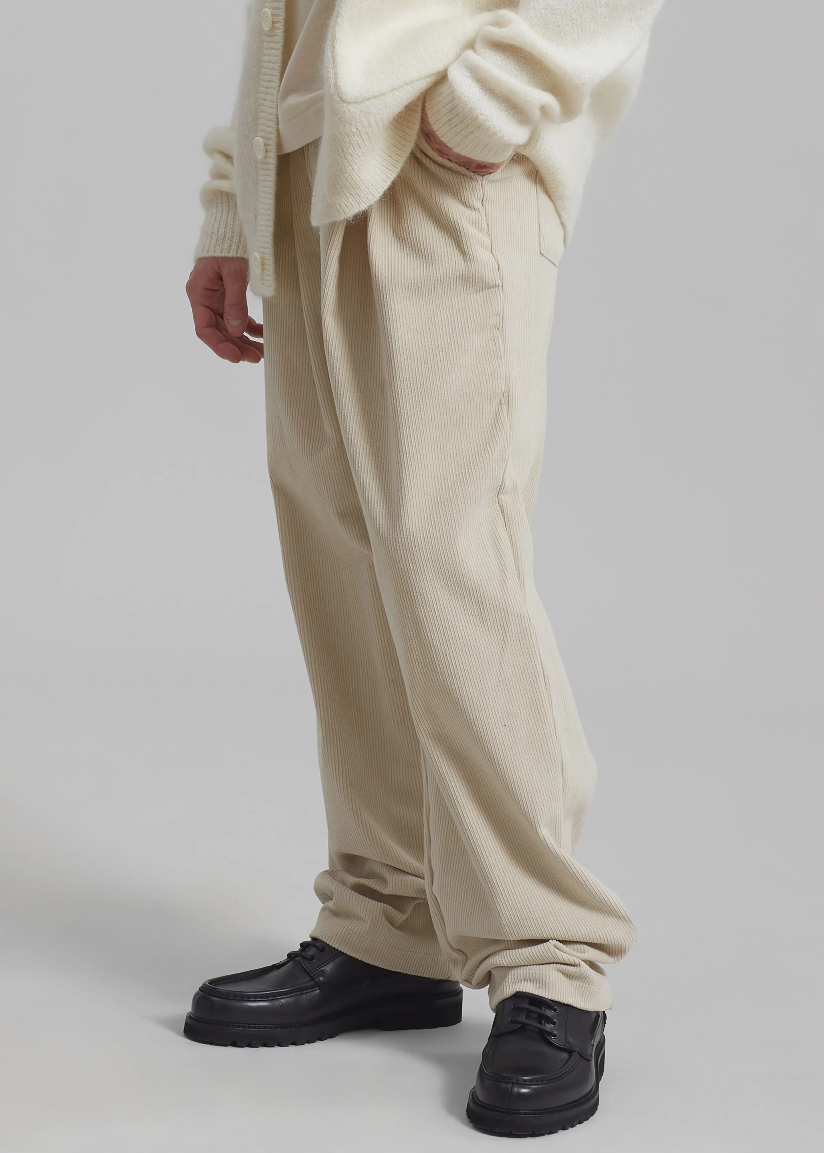 Camden Corduroy Pants - Cream