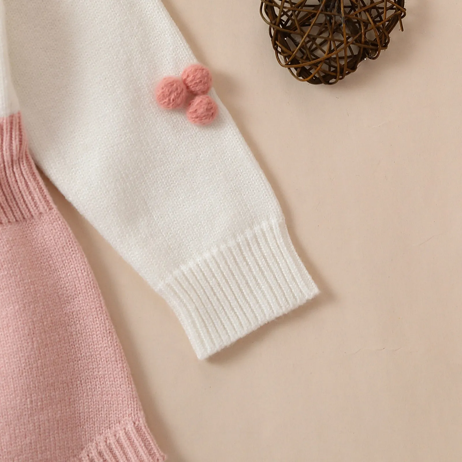 Children's Knitted Sweater Jumpsuit Long-sleeve Jumpsuit
