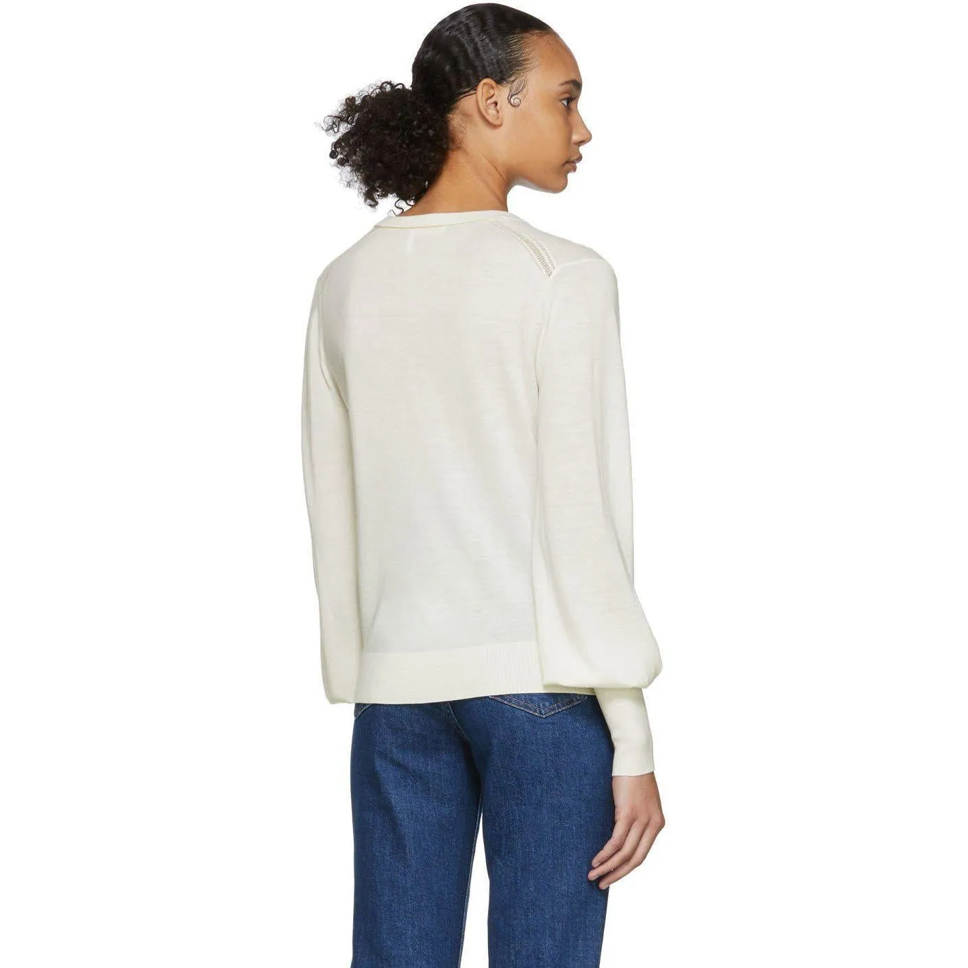 ChloÃ© Off-White Wool Sweater