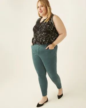 Claire Corduroy Pants | Teal