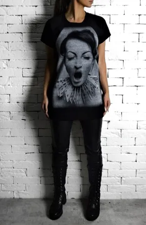 Clown Girl Raglan Jumper - Black