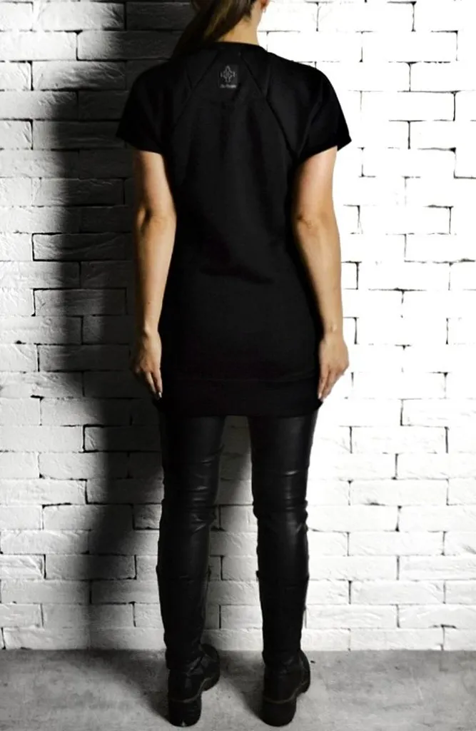 Clown Girl Raglan Jumper - Black