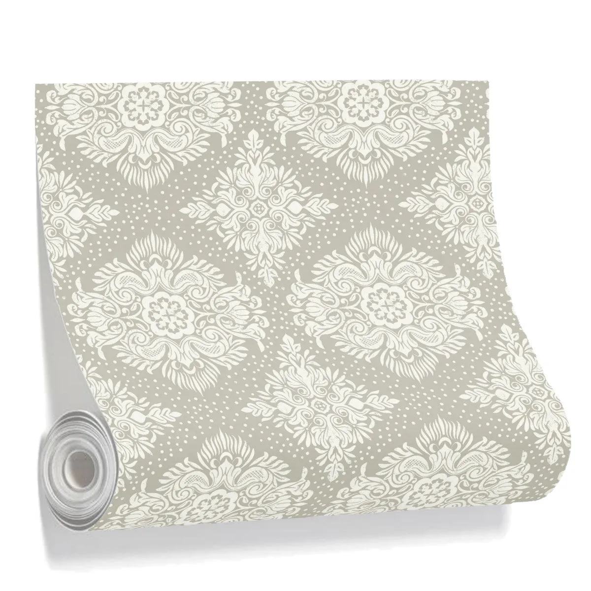Damask Revival-Sandstone - Wall Covering - Traditional ProTex