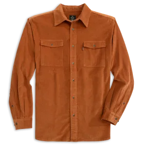 Darden Corduroy Shirt: Rust