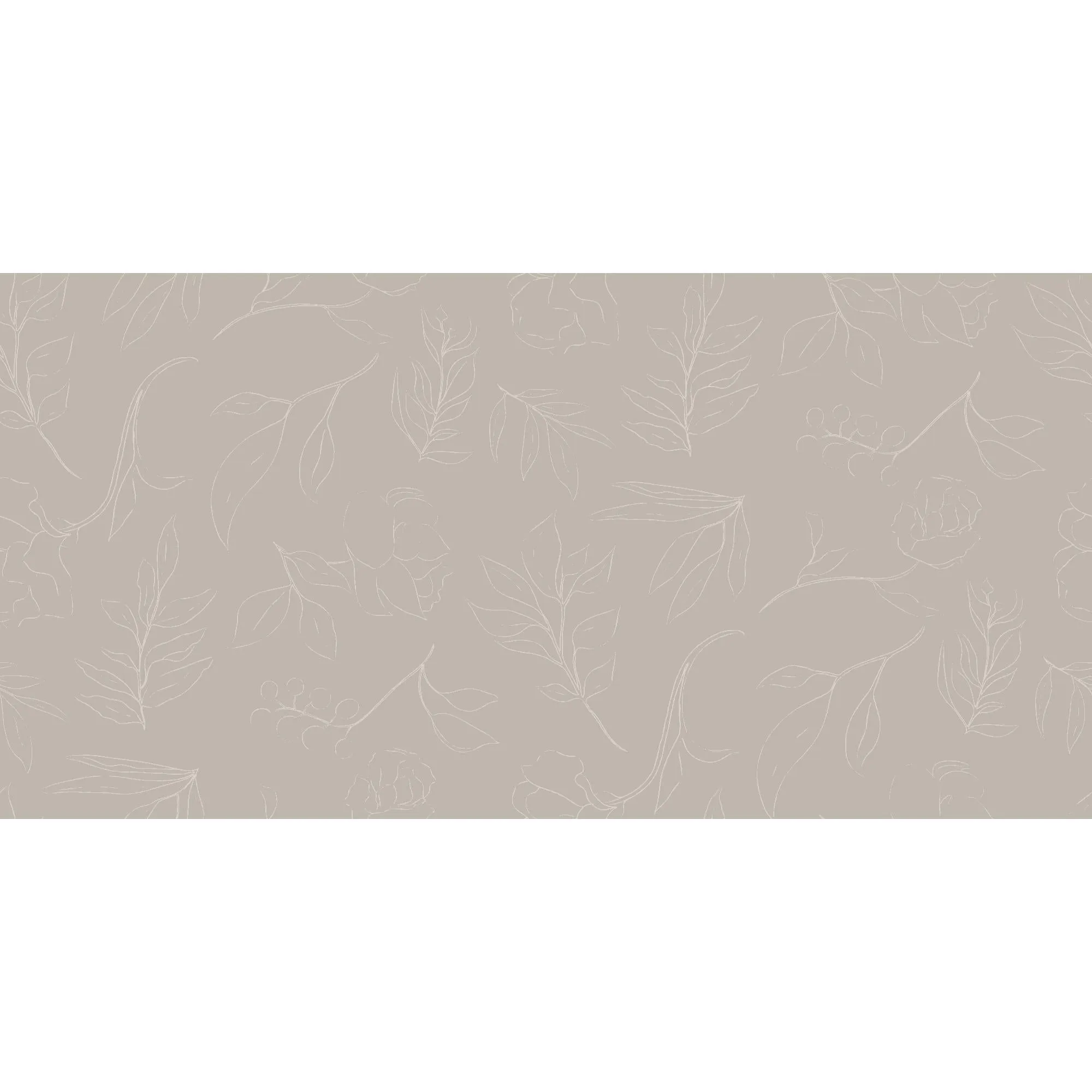 Delicate Floral- Neutral Grey - Wall Covering - Traditional ProTex