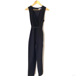 DO BE Black Lace Trim Jumpsuit- Size S