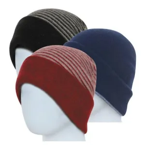 Double Layer Beanie Reversible