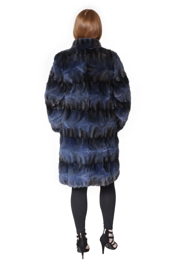 Dyed Blue Russian Sable
