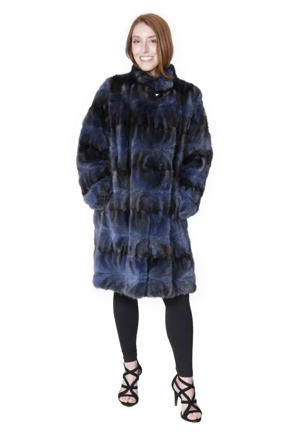 Dyed Blue Russian Sable