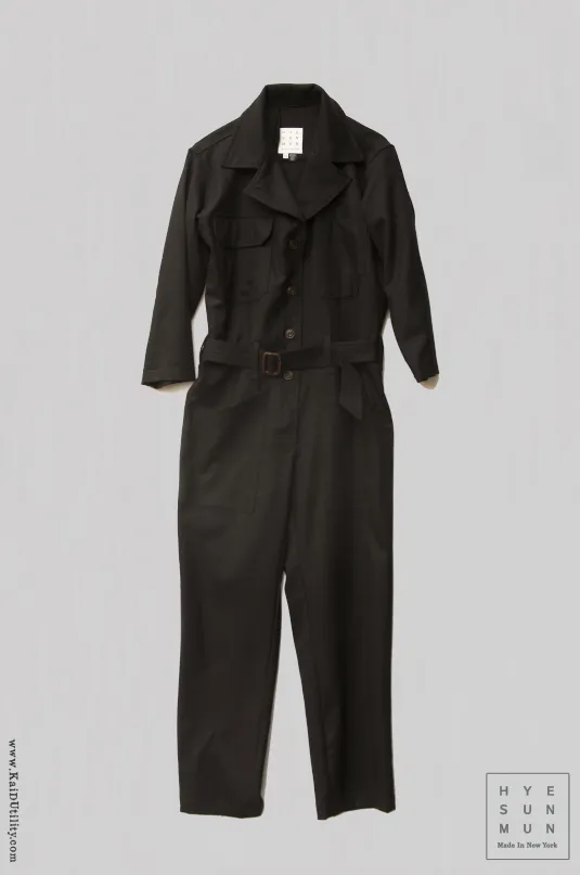 Earhart Jumpsuit - Ultra Soft Wool - S, M