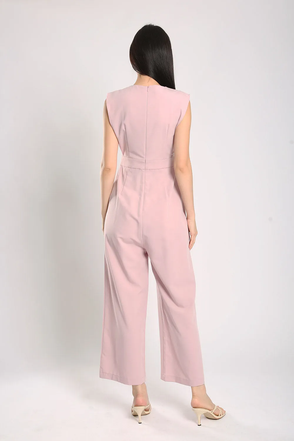Elira Jumpsuit in Dust Pink