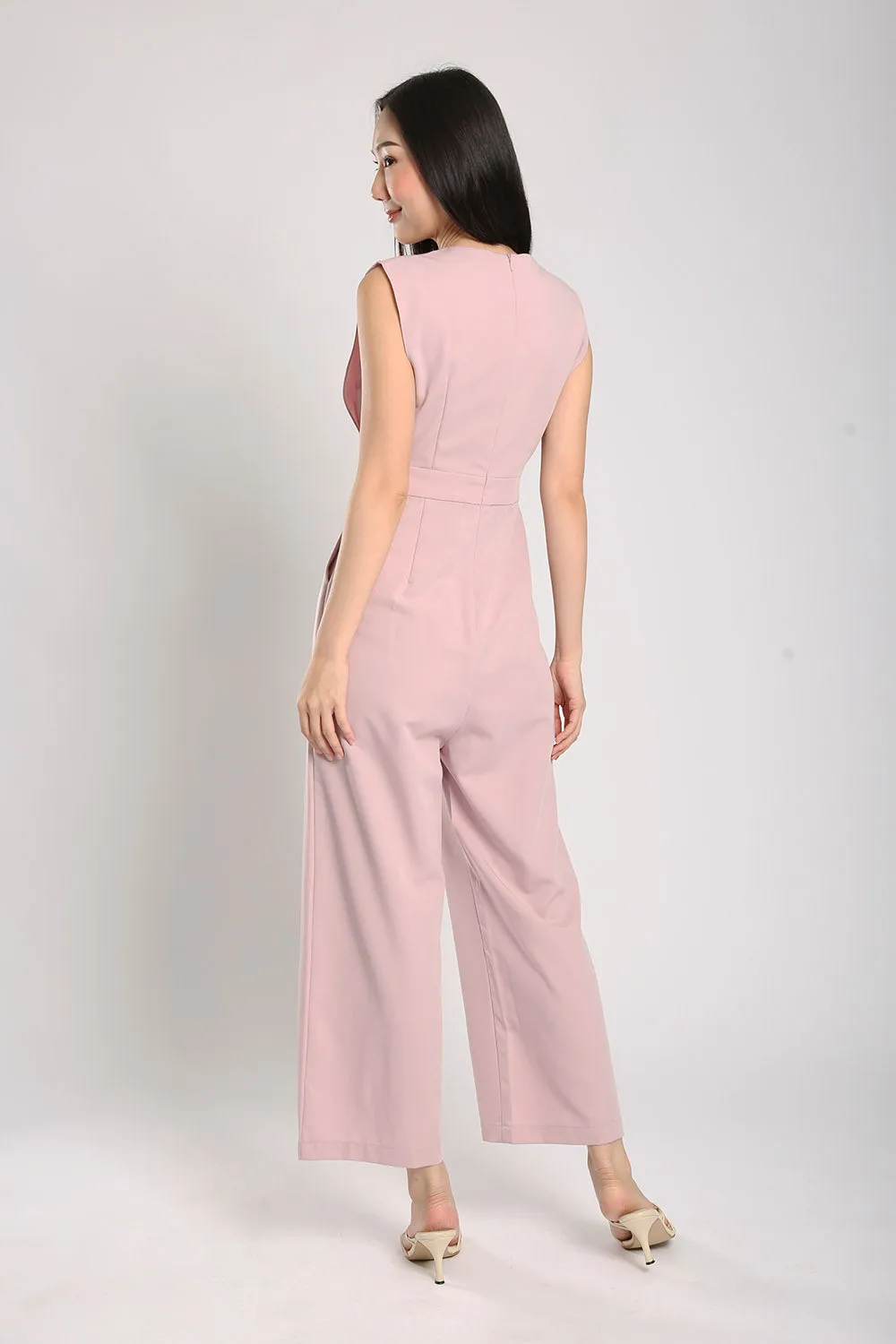 Elira Jumpsuit in Dust Pink