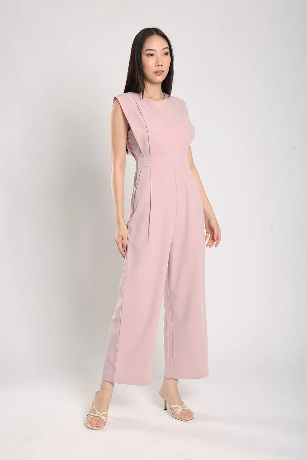 Elira Jumpsuit in Dust Pink