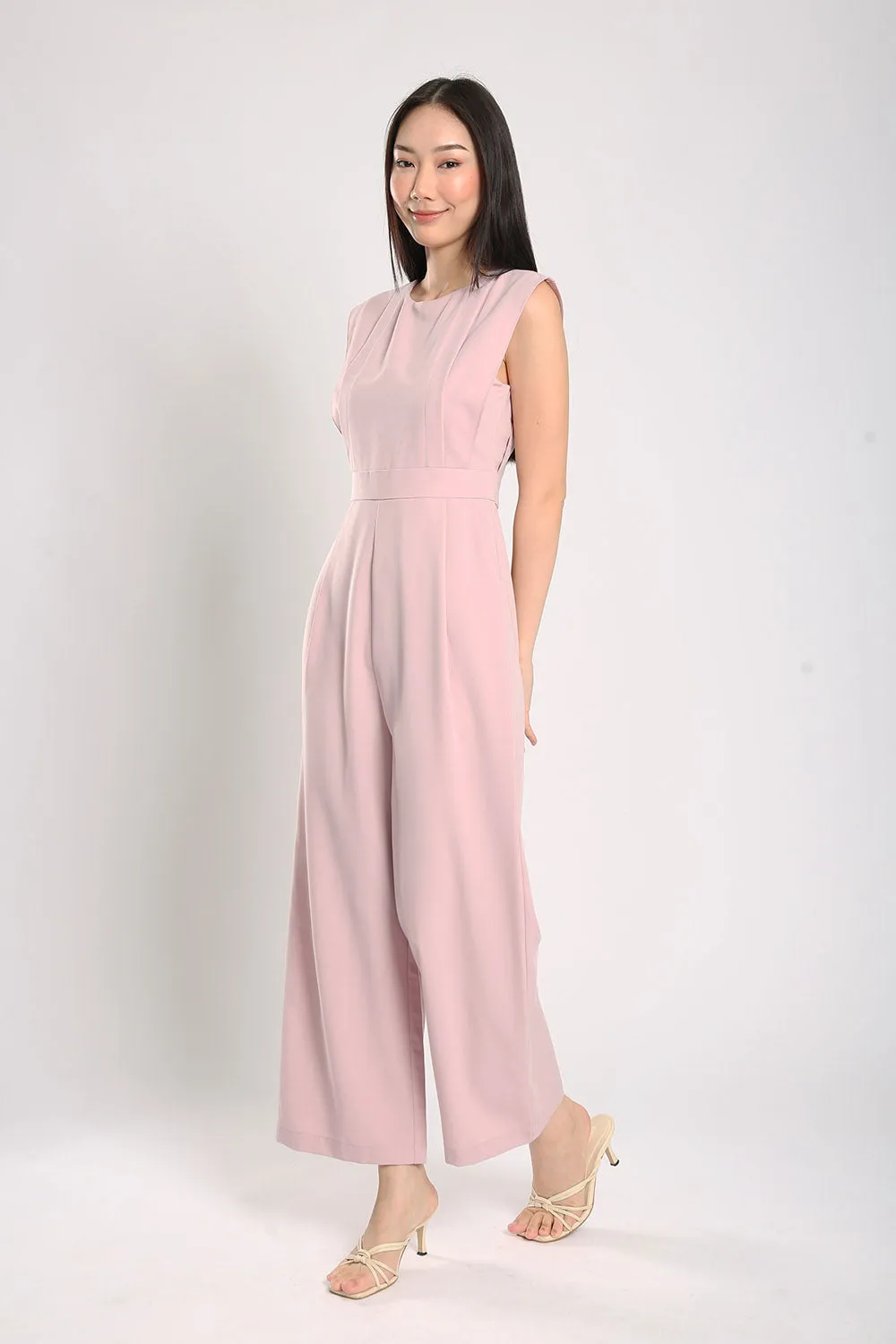 Elira Jumpsuit in Dust Pink