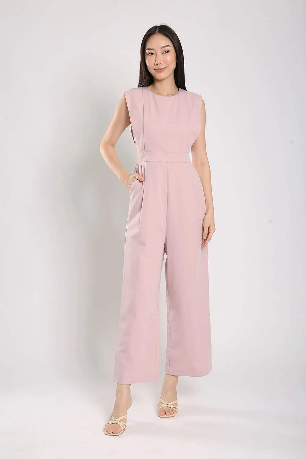 Elira Jumpsuit in Dust Pink