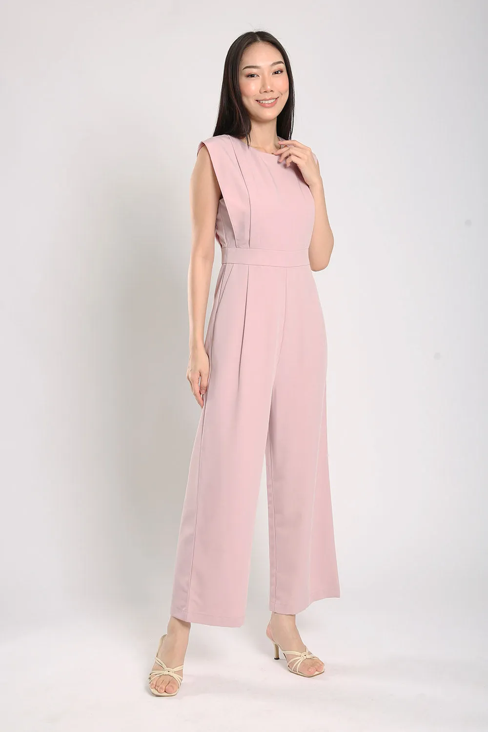Elira Jumpsuit in Dust Pink