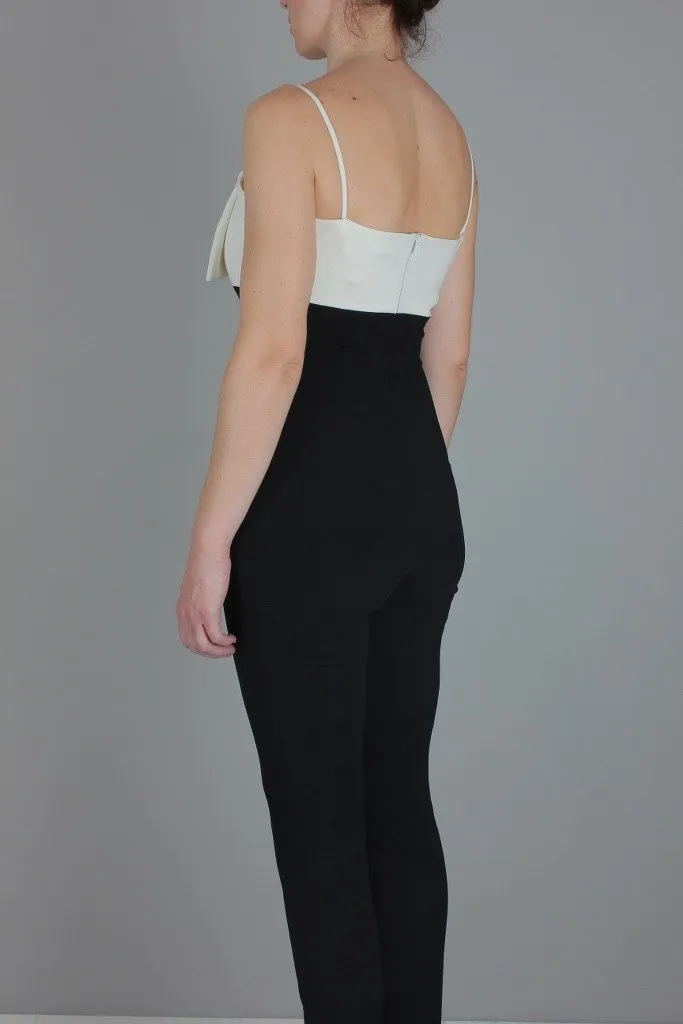 Etxart and Panno Jumpsuit | WHITE / BLACK