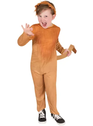 Fierce Lion Boys Classic Animal Costume Jumpsuit