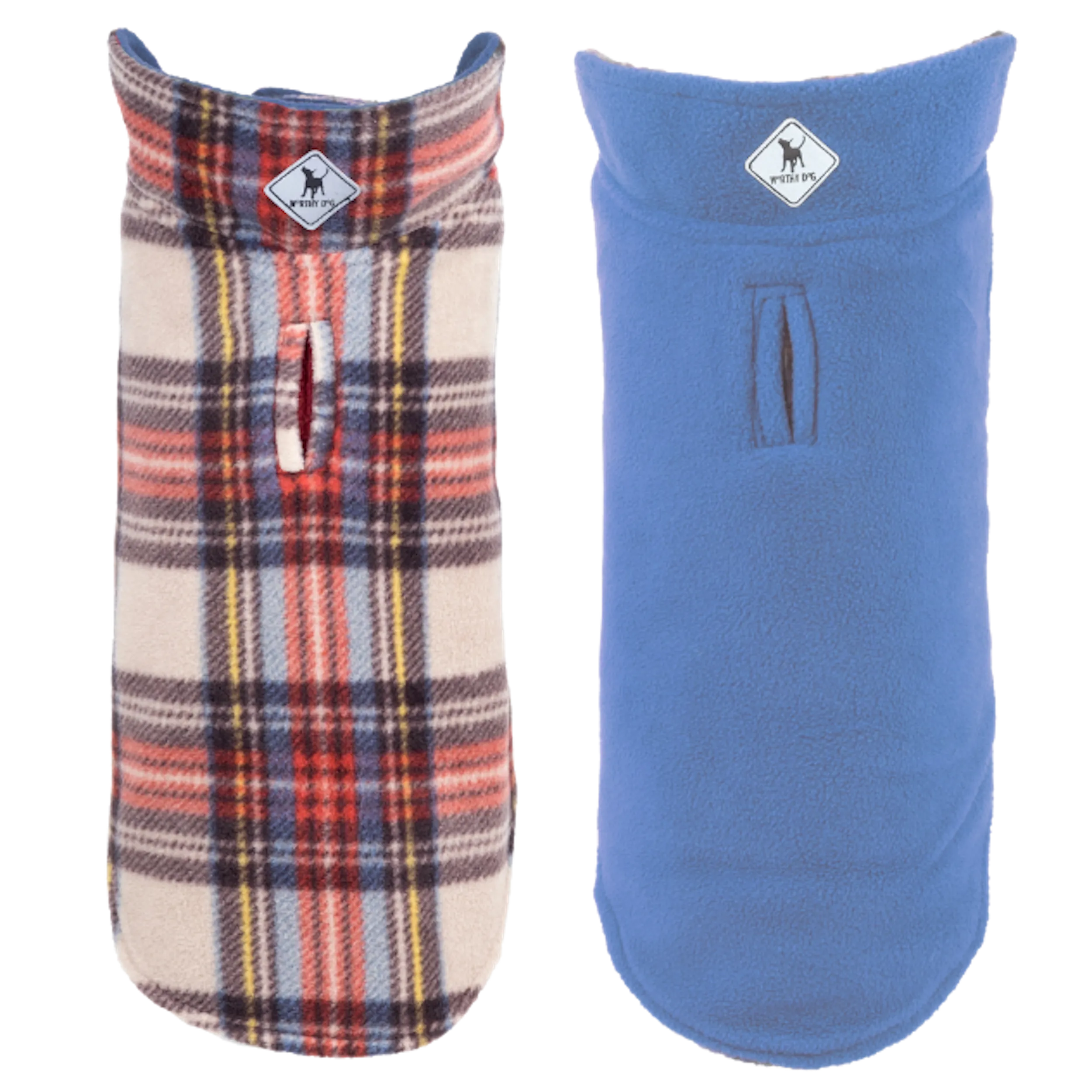 Fleece | Fargo Tan & Teal Plaid