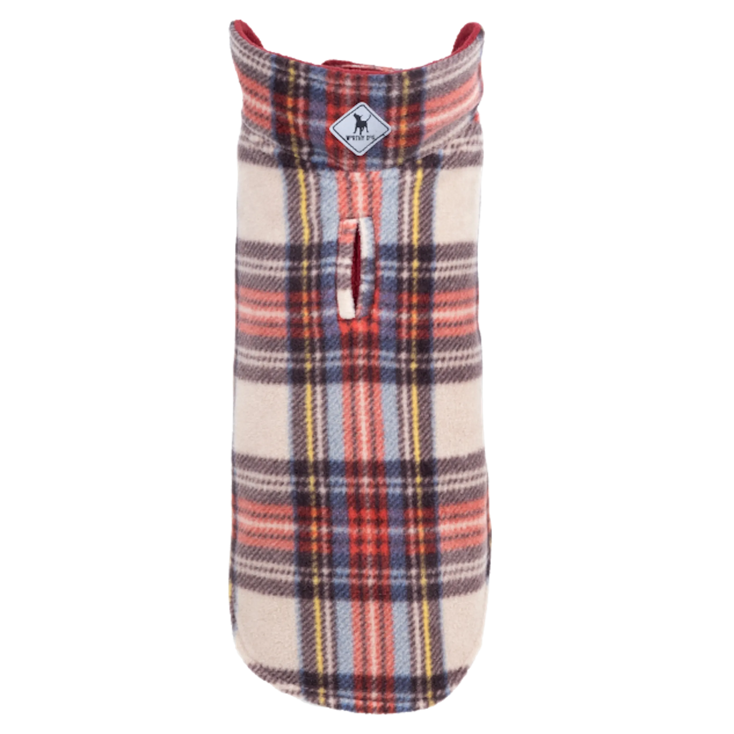 Fleece | Fargo Tan & Teal Plaid