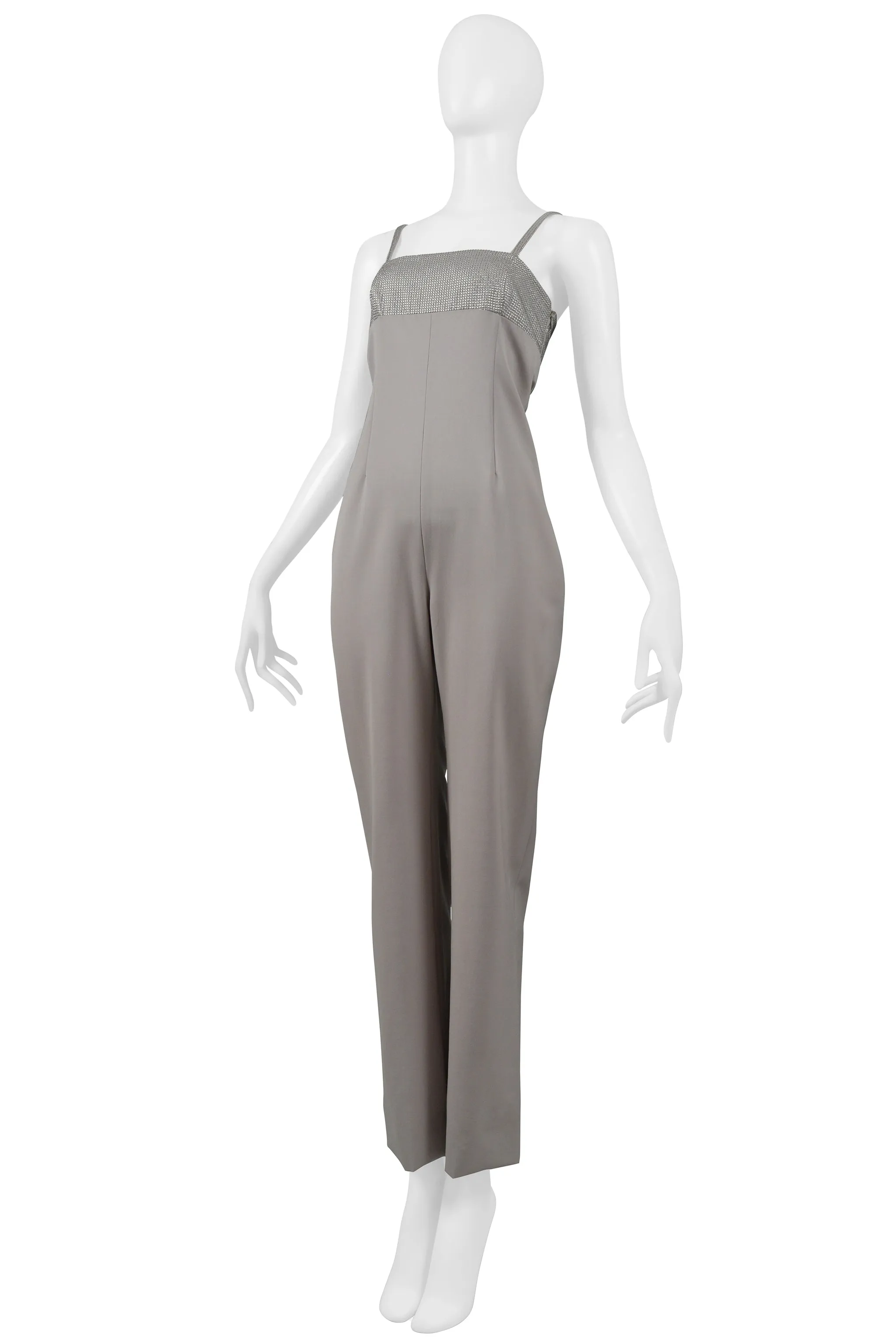 GIANNI VERSACE GREY EVENING JUMPSUIT 1998