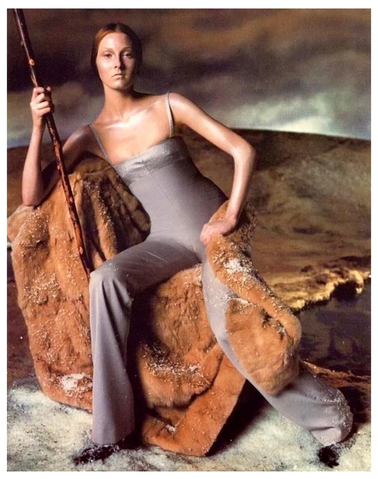 GIANNI VERSACE GREY EVENING JUMPSUIT 1998