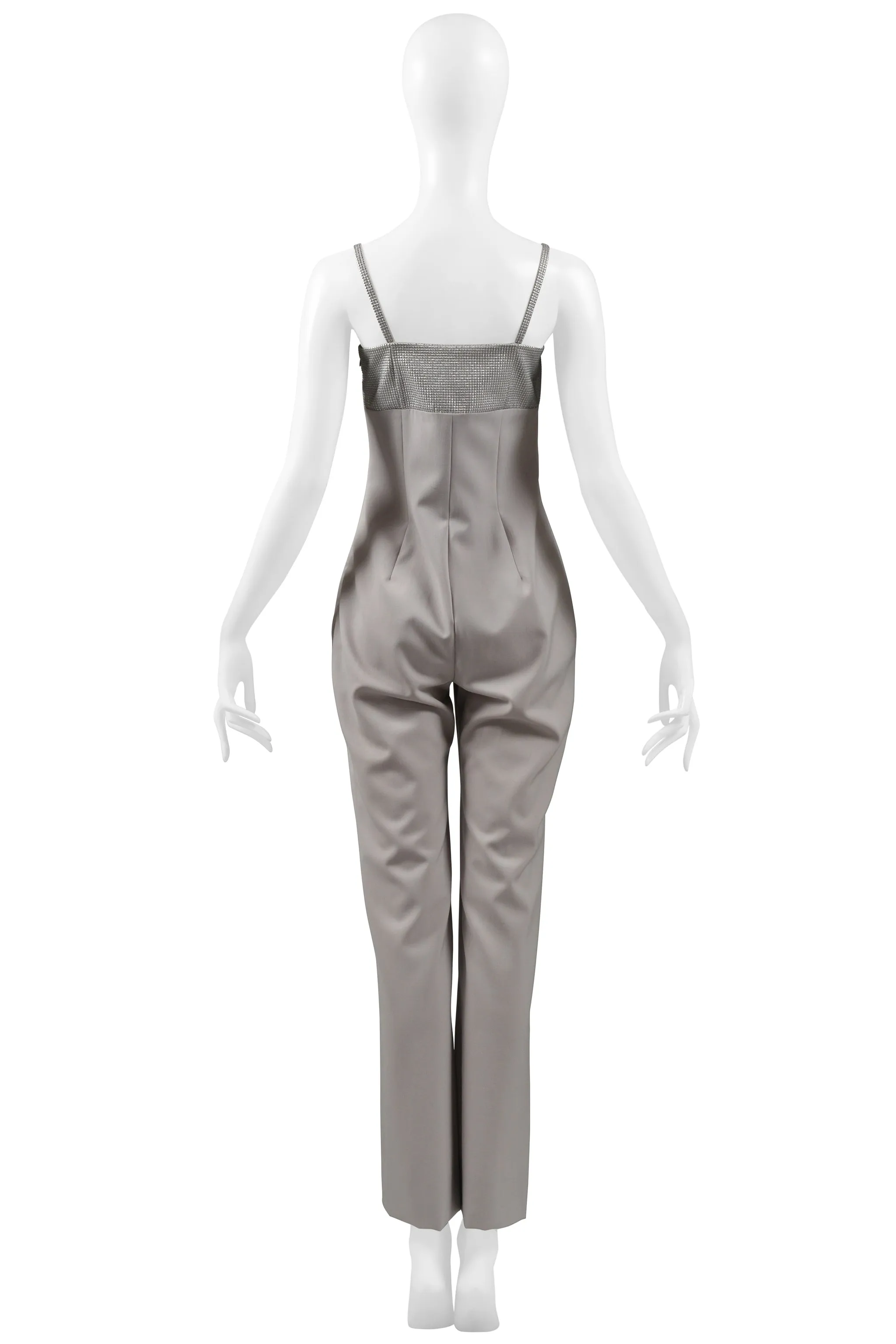 GIANNI VERSACE GREY EVENING JUMPSUIT 1998
