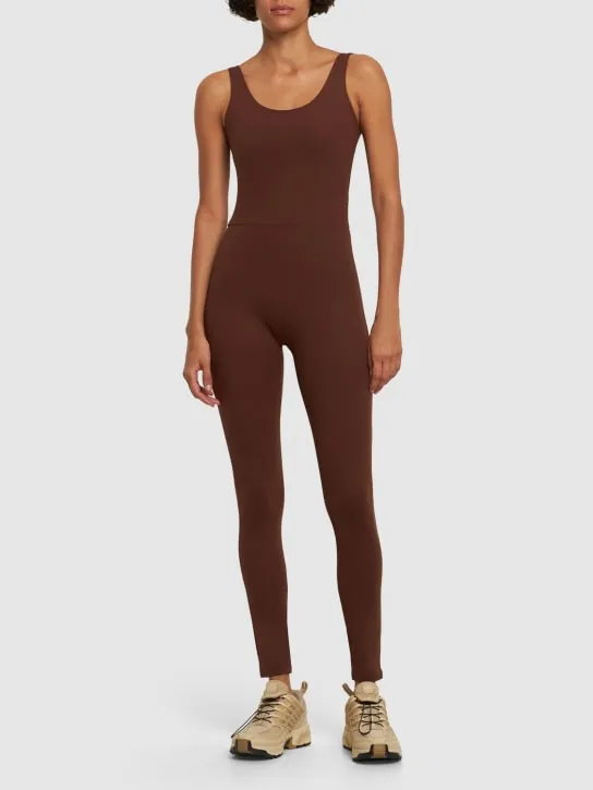 Girlfriend Collective   The Scoop Back seamless unitard jumpsuit 