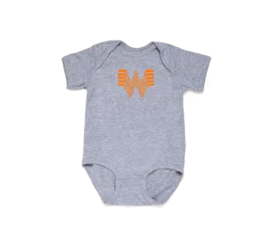 Grey Flying W Baby Bodysuit
