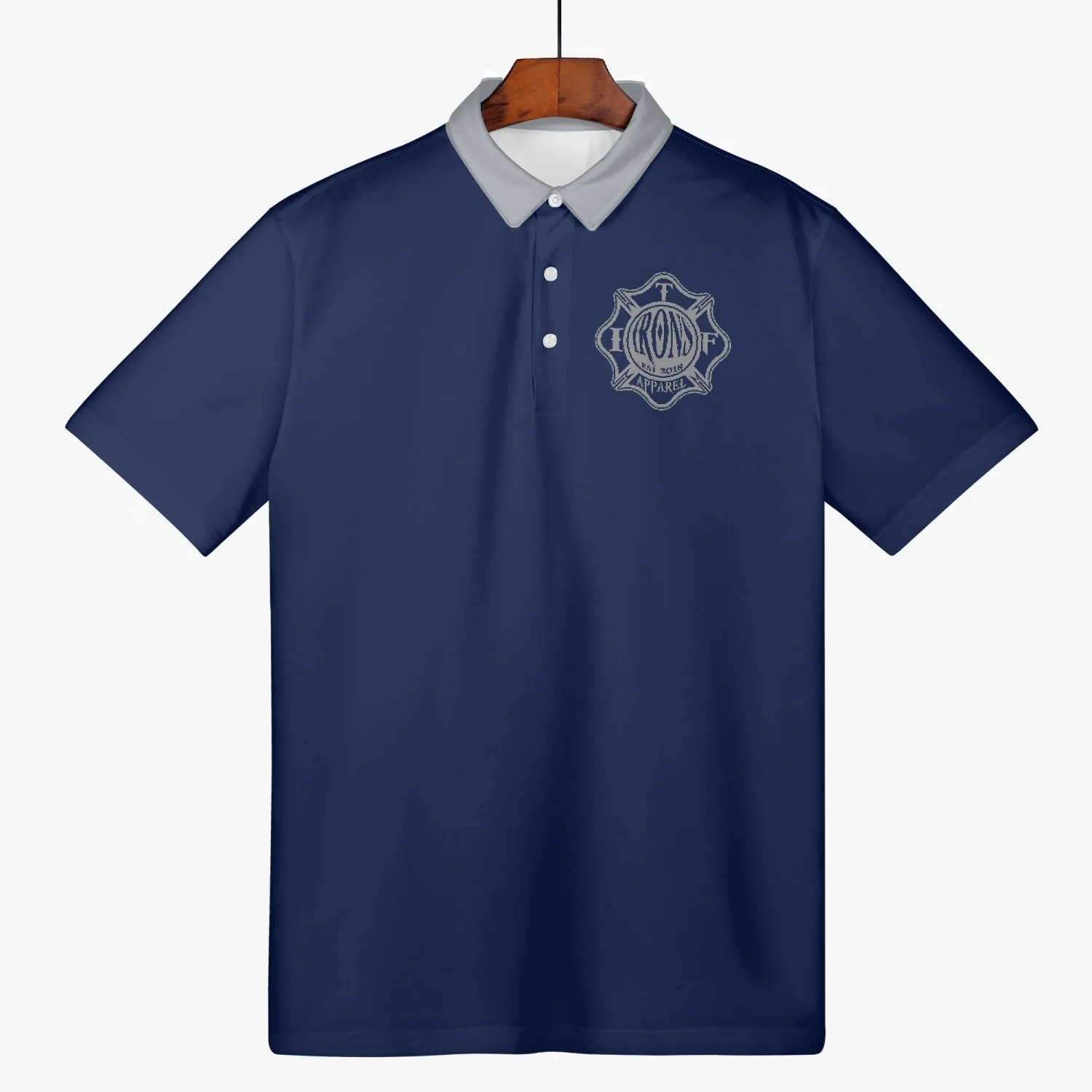 Handmade Irons in the Fire Apparel AOP Men's Polo Shirt