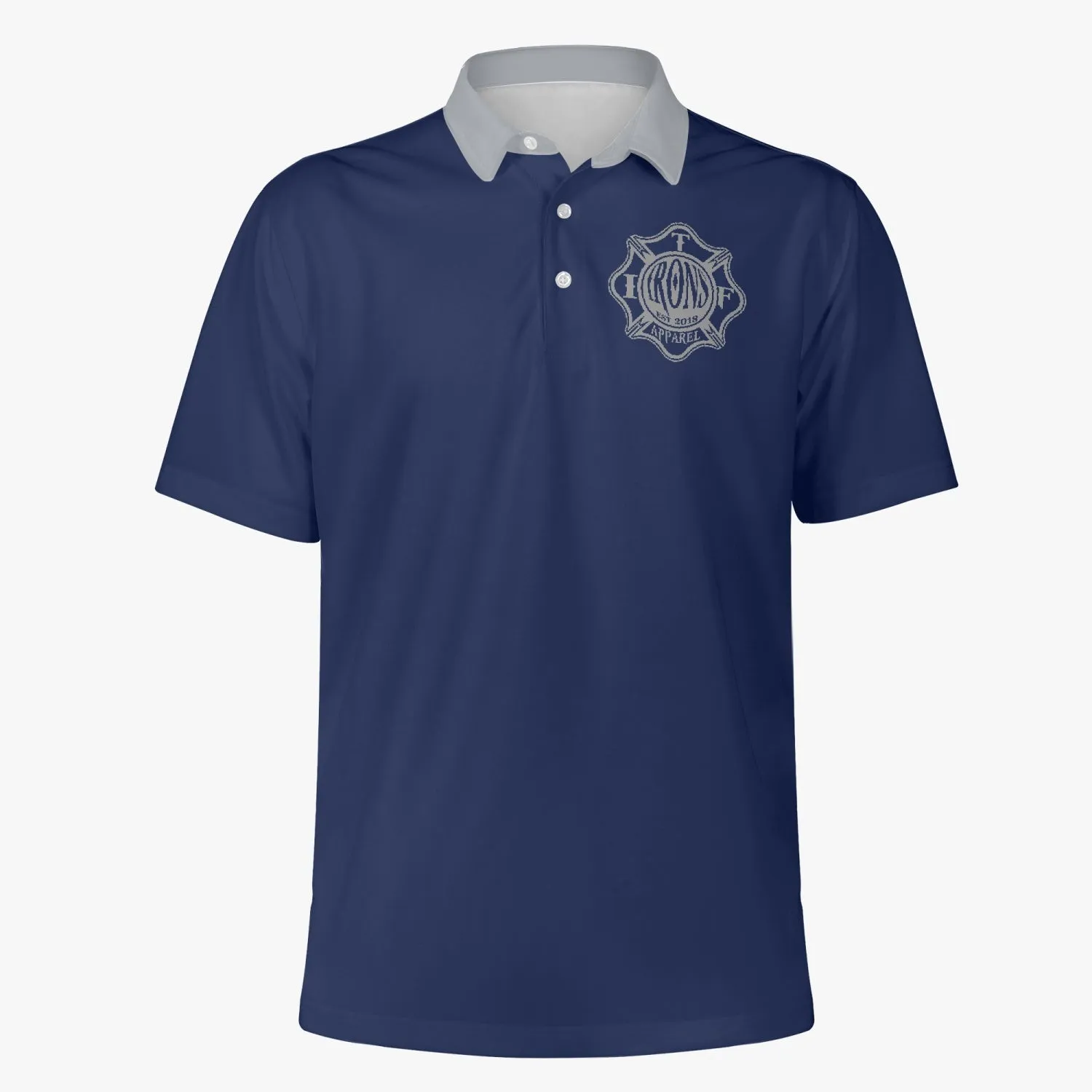 Handmade Irons in the Fire Apparel AOP Men's Polo Shirt